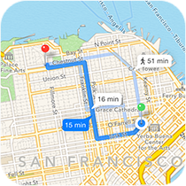Mobile GPS Directions